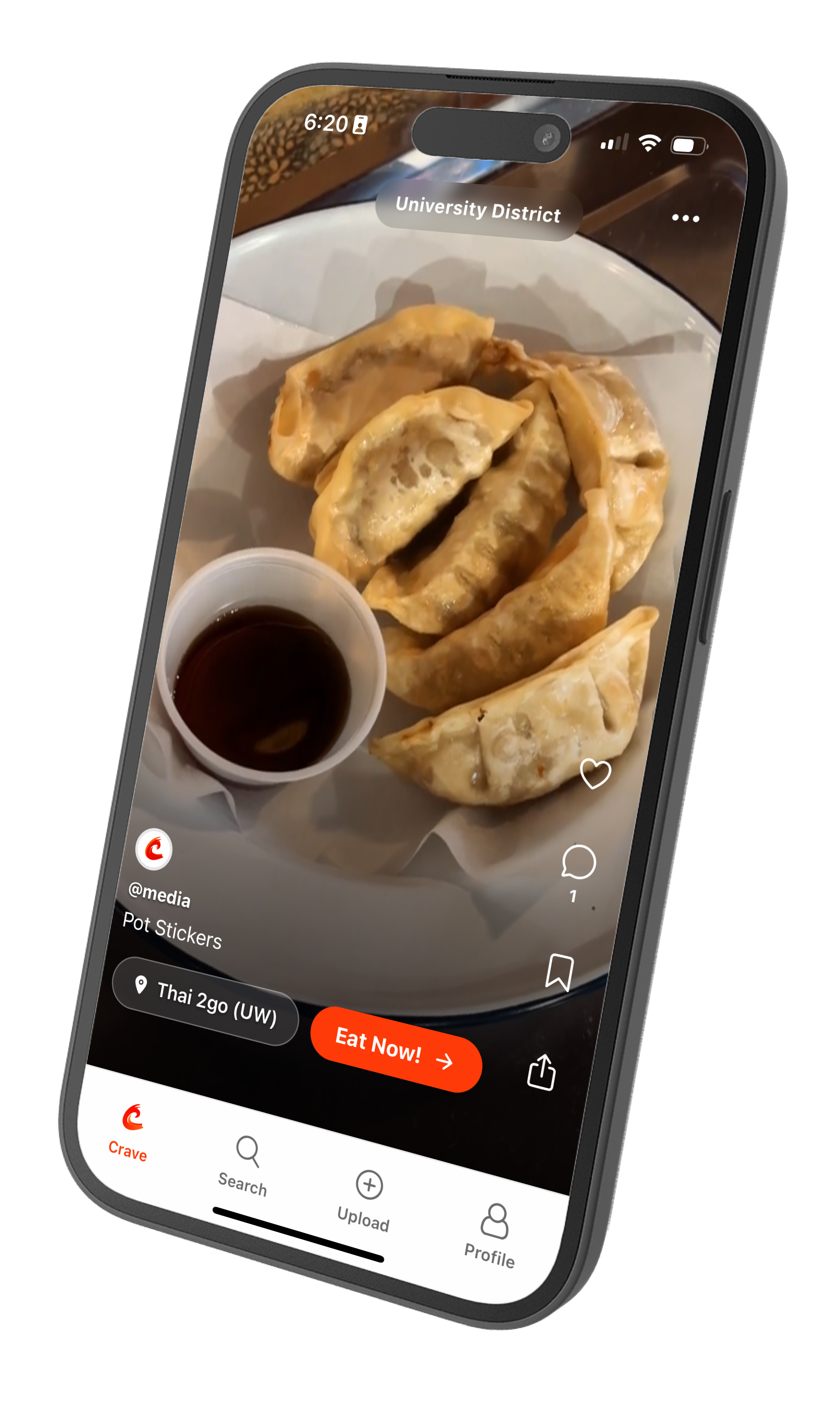 Cravin Something? mockup